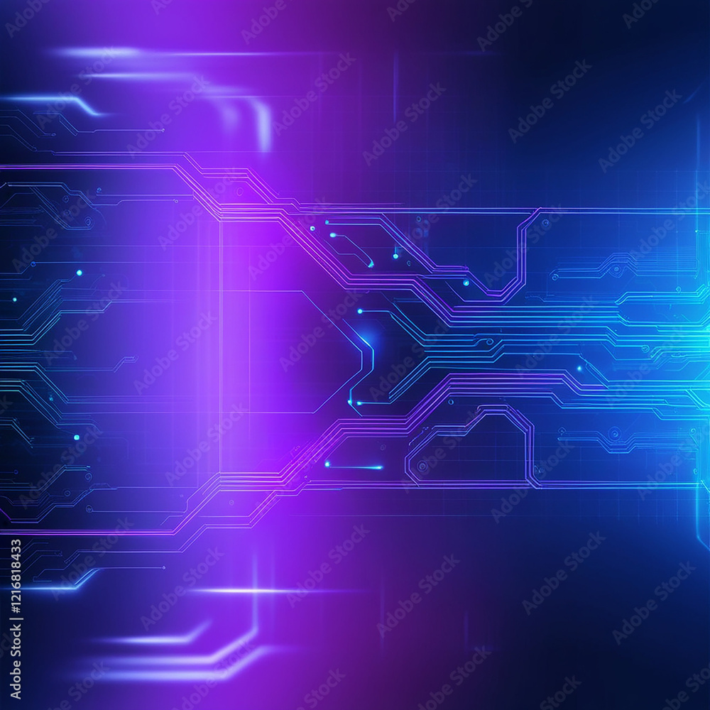 Obraz premium Technology graphic background