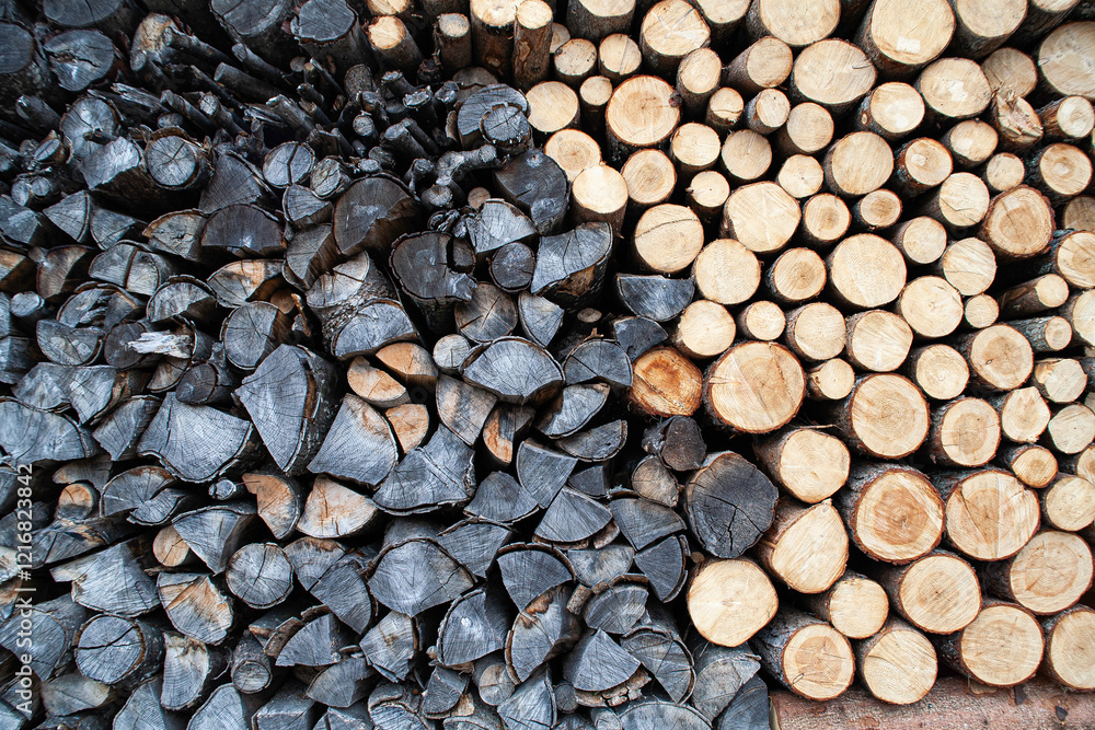 Firewood Pile - Concept of Energy for Heating Firewood Pile - Concept of Energy for Heating