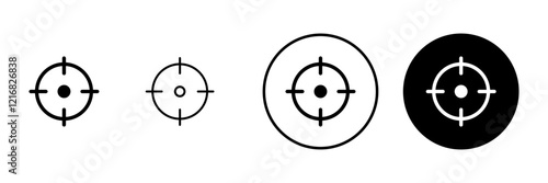 Target icon vector. goal icon vector. target marketing sign and symbol