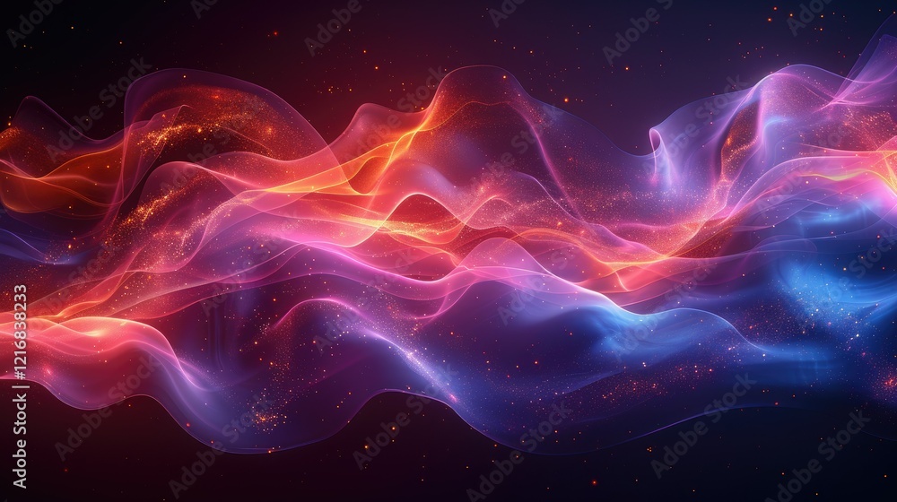 A vibrant abstract wave of colors creating a dynamic, flowing visual effect. A vibrant abstract wave of colors creating a dynamic, flowing visual effect.