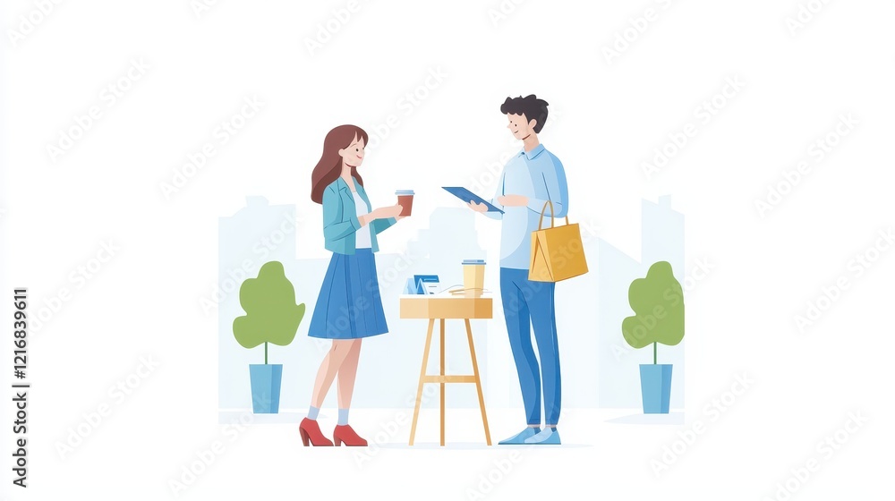 Budget Planning Discussion Between a Couple at a Cafe Financial Strategy Casual Setting Engaging Dialogue Budget Planning Discussion Between a Couple at a Cafe Financial Strategy Casual Setting Engaging Dialogue