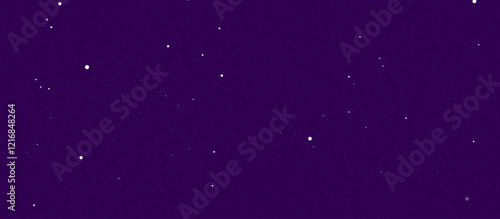 Fresh purple sky with many stars in the shape of the milky way, astronomy background, Vector illustration. landscape
