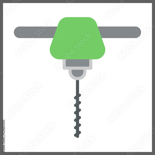 Jackhammer Icon Design