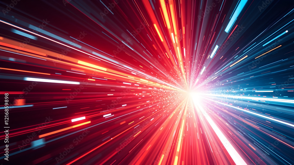 Futuristic data flow. Explosion effect. Sci-fi Motion wallpaper. Neon Glowing Rays in Motion. Background. Generative AI Futuristic data flow. Explosion effect. Sci-fi Motion wallpaper. Neon Glowing Rays in Motion. Background. Generative AI