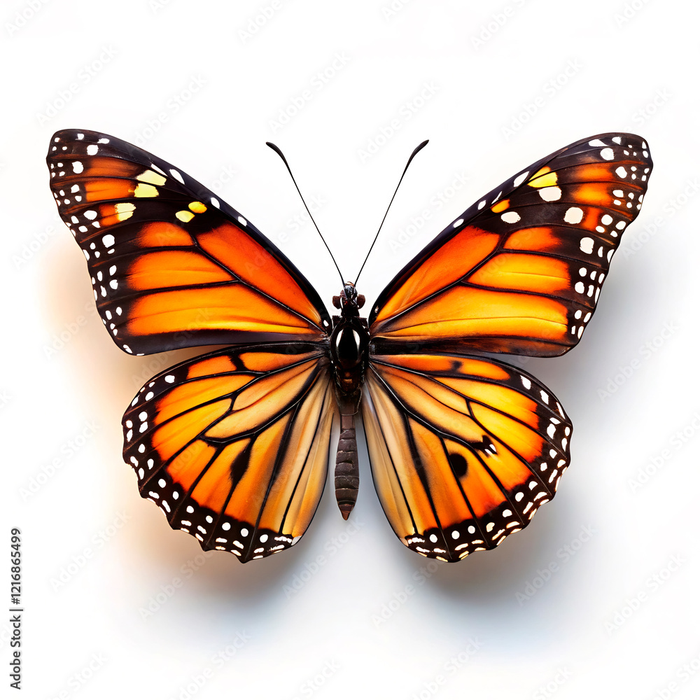 Fototapeta premium butterfly isolated on white background