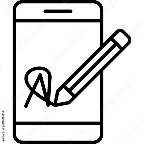 Digital Signature Icon