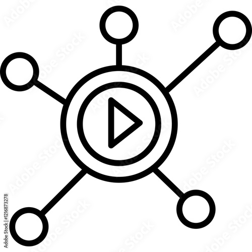 Content Distribution Network Icon