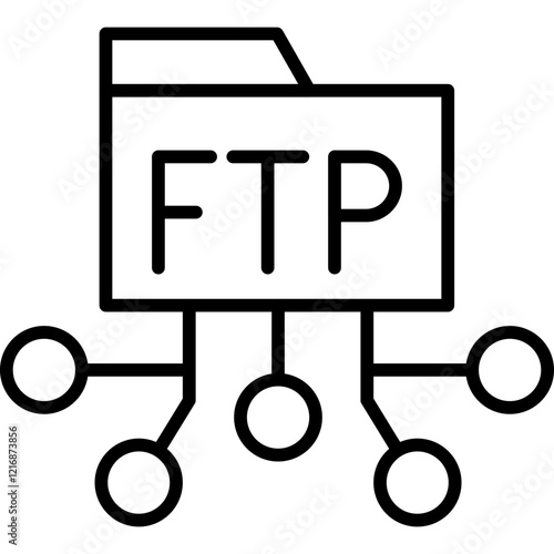 FTP (File Transfer Protocol) Icon photo