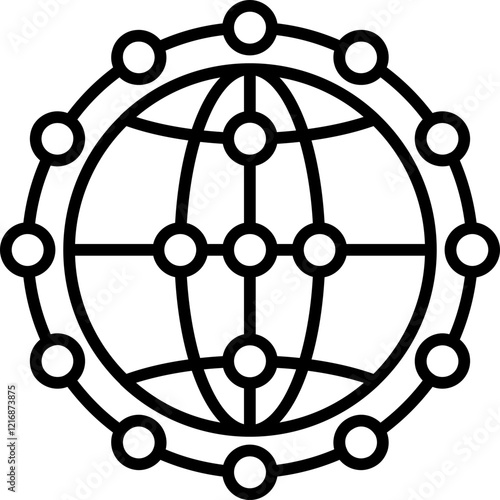 Content Delivery Network (CDN) Icon