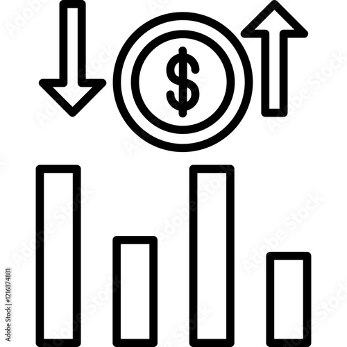 Cash Flow Analysis Icon