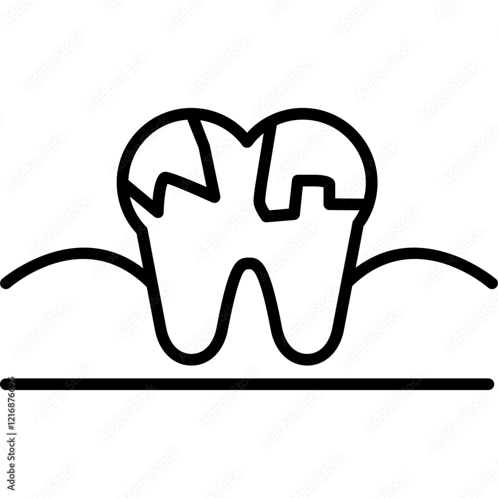 Obraz premium Tartar Control Icon