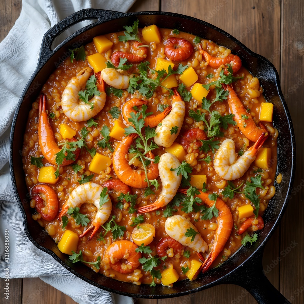 paella seafood skillet and bursting paella seafood skillet and bursting