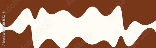 Chocolate background of Modern poster, dynamic splashes and drops. vektor