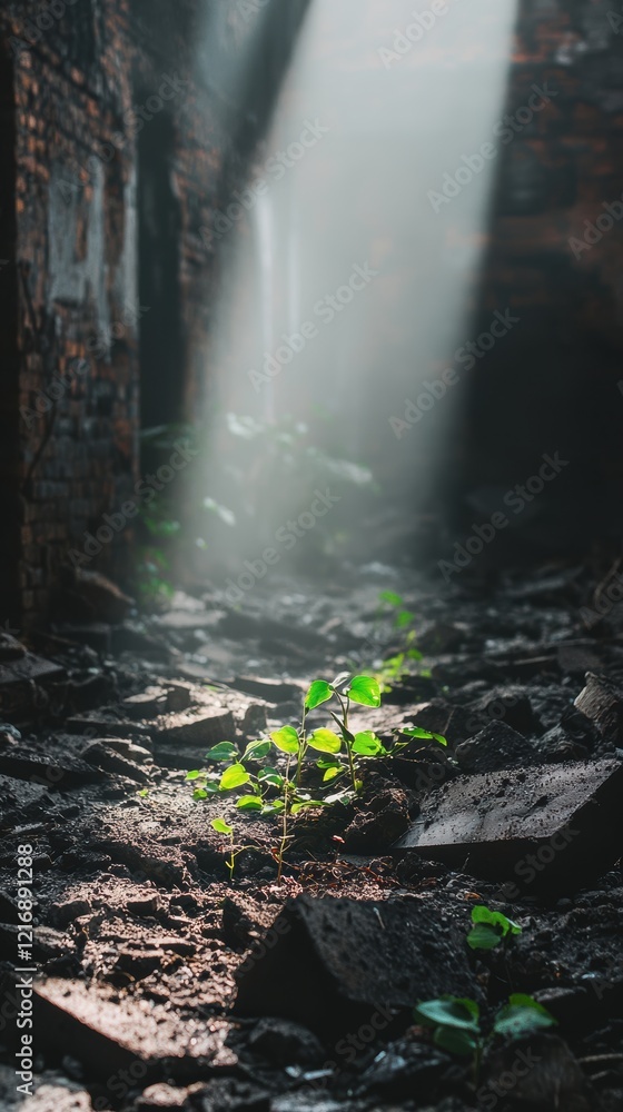Natures resurgence in an urban wasteland Natures resurgence in an urban wasteland