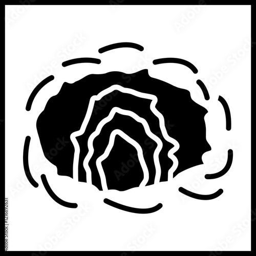 OpenPit Mine Icon Design