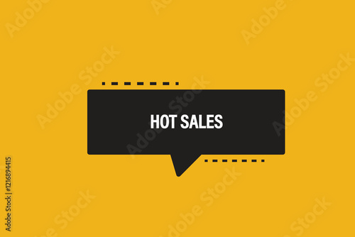 Printbutton web template,hot sales, Speech bubble, banner label


