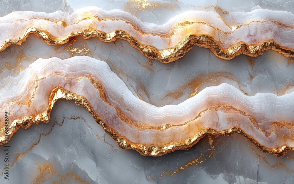 Abstract Gold and White Marble Texture Featuring Luxurious Fluid Designs Abstract Gold and White Marble Texture Featuring Luxurious Fluid Designs