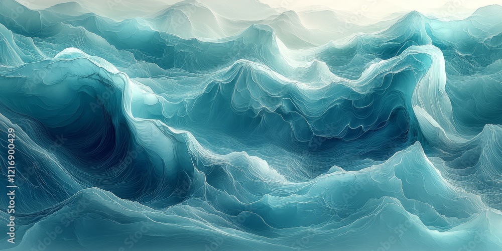 Abstract Flow of Ocean Waves Capturing Nature's Dynamic Beauty Abstract Flow of Ocean Waves Capturing Nature's Dynamic Beauty