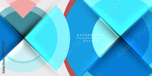 Target circle geometric abstract shapes. Vector Illustration For Wallpaper, Banner, Background, Card, Book Illustration, landing page