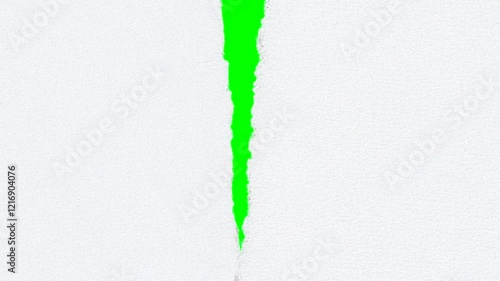 Realistic paper tear revealing green screen for video editing