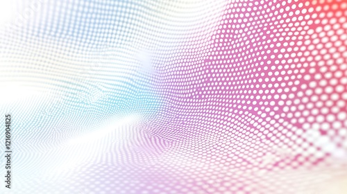 Wallpaper Mural Gradient dots transitioning into pastel hues. Torontodigital.ca