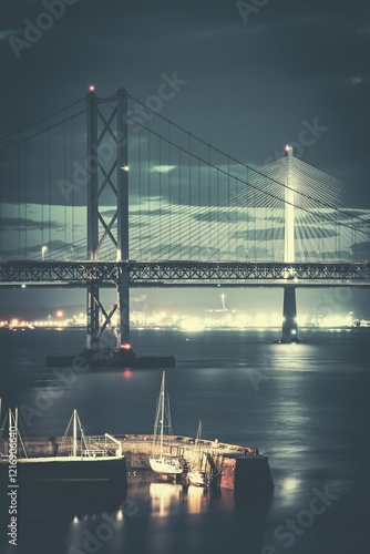 Fourth road bridge south Queensferry photo