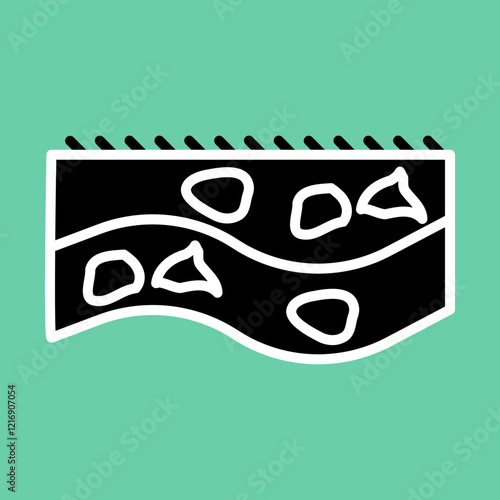 Mineral Deposit Icon Design