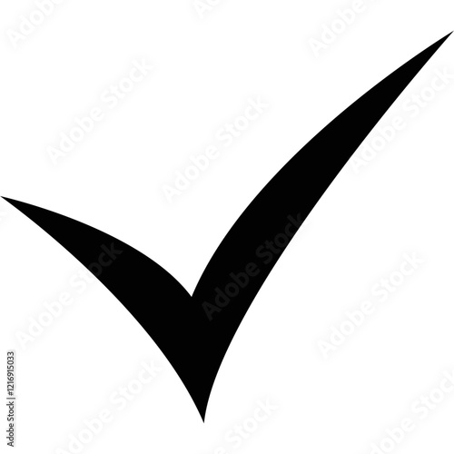 Simple vector icon check mark
