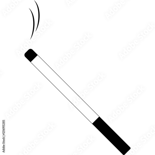 Simple vector icon cigarette