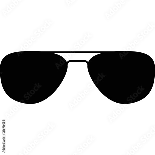 Simple vector icon sunglasses