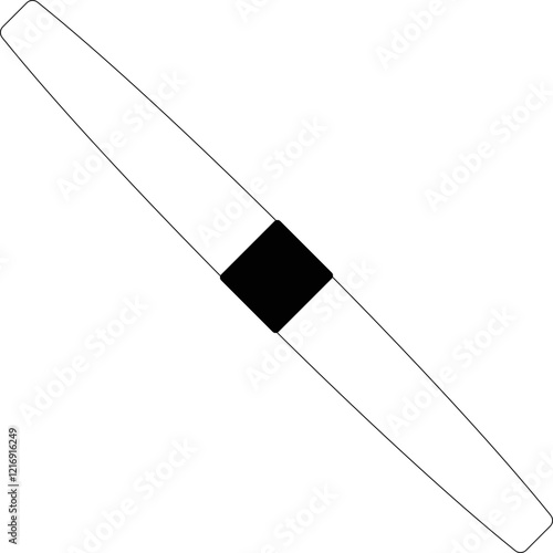Simple vector icon nail file