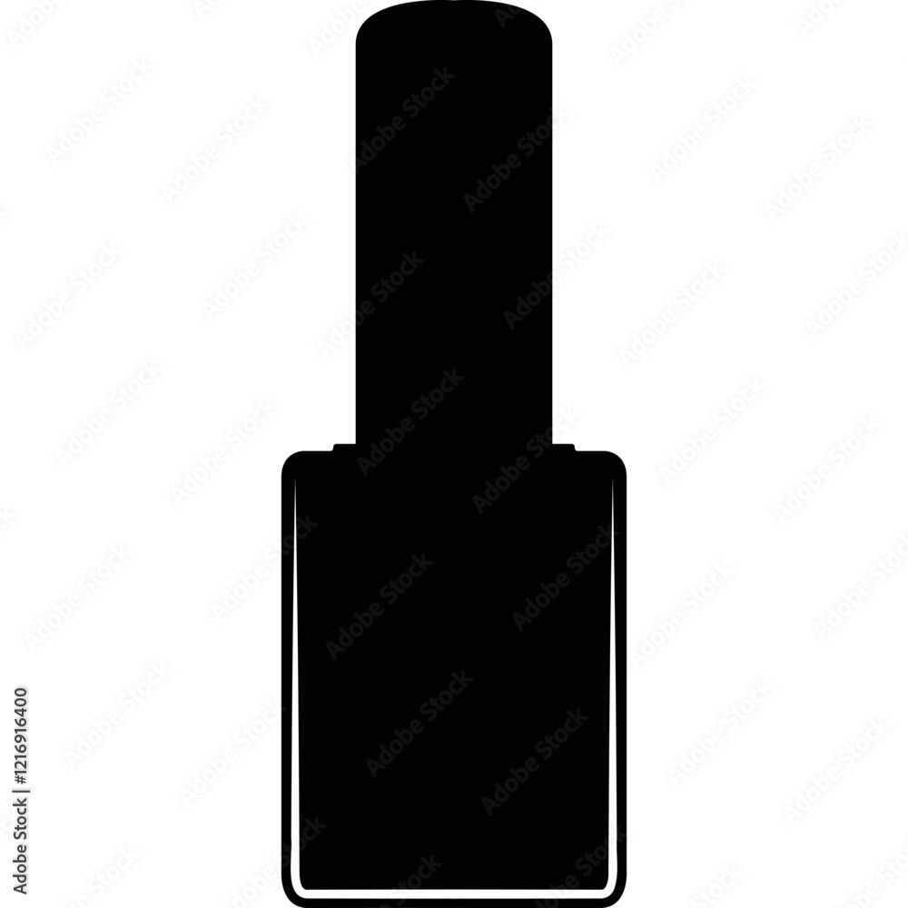 Simple vector icon nail polish Simple vector icon nail polish