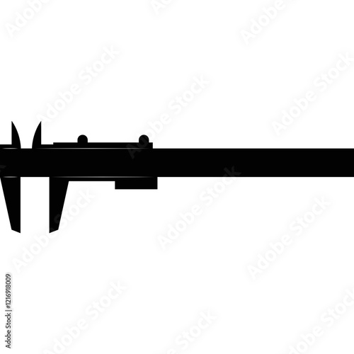 Simple vector icon stangenzirkel
