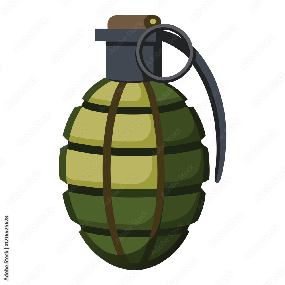 Military Hand Grenade Vector Illustration - Cartoon, Clipart, and Line Art Design.eps Military Hand Grenade Vector Illustration - Cartoon, Clipart, and Line Art Design.eps