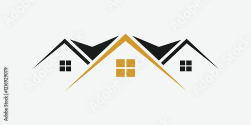 vactor silhouette image of Real este 