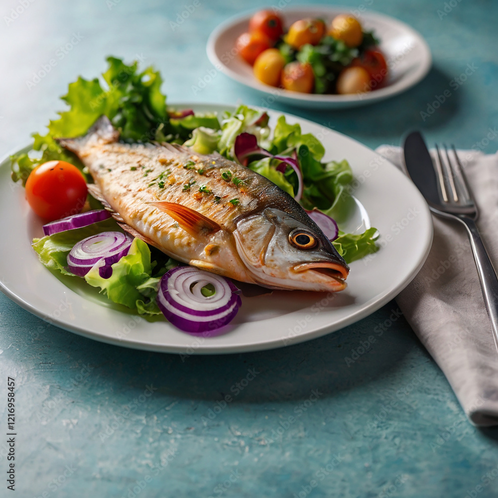 fish with vegetables fish with vegetables