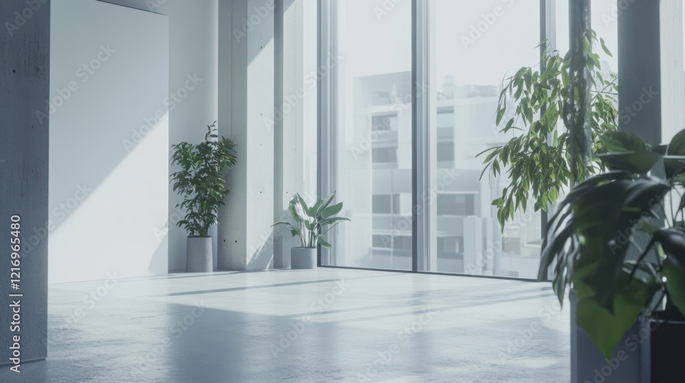 Fototapeta premium Modern Minimalist Interior Design