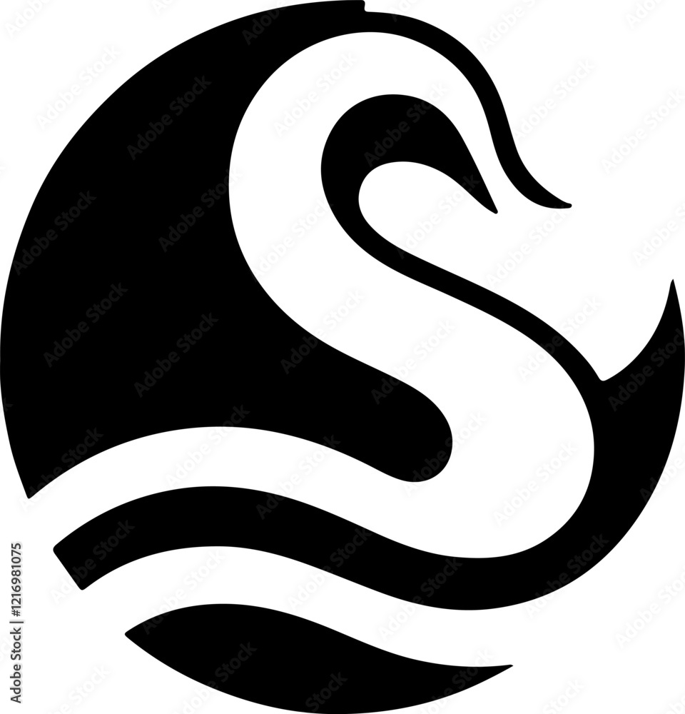 Naklejka premium vector illustration design image icon logo symbol abstract modern unique animal modern