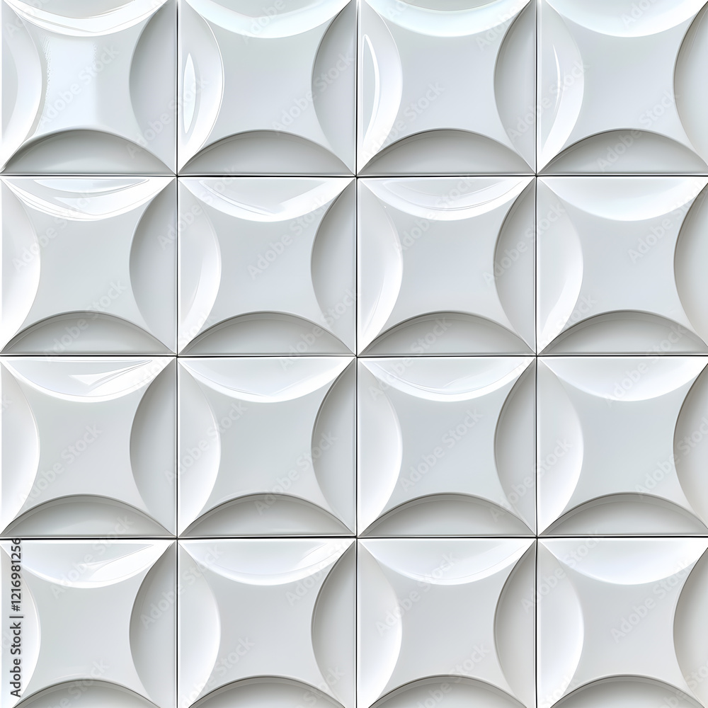 3d geometric abstract white tile seamless pattern 3d geometric abstract white tile seamless pattern