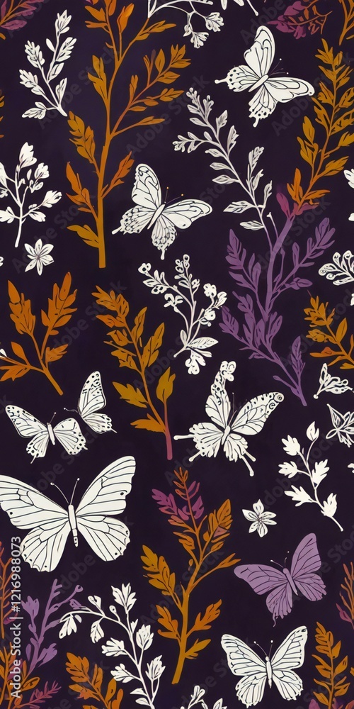 seamless pattern with butterflies seamless pattern with butterflies