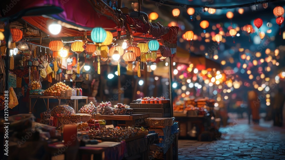 Enchanted Night Market, A Tapestry of Lights and Delights Enchanted Night Market, A Tapestry of Lights and Delights