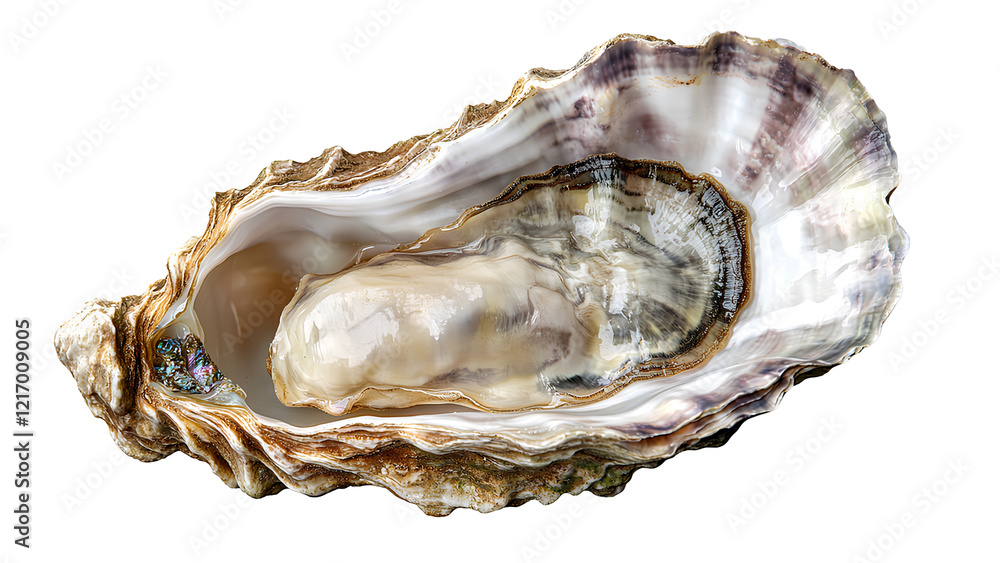 Fresh Oyster Illustration on Transparent Background Fresh Oyster Illustration on Transparent Background