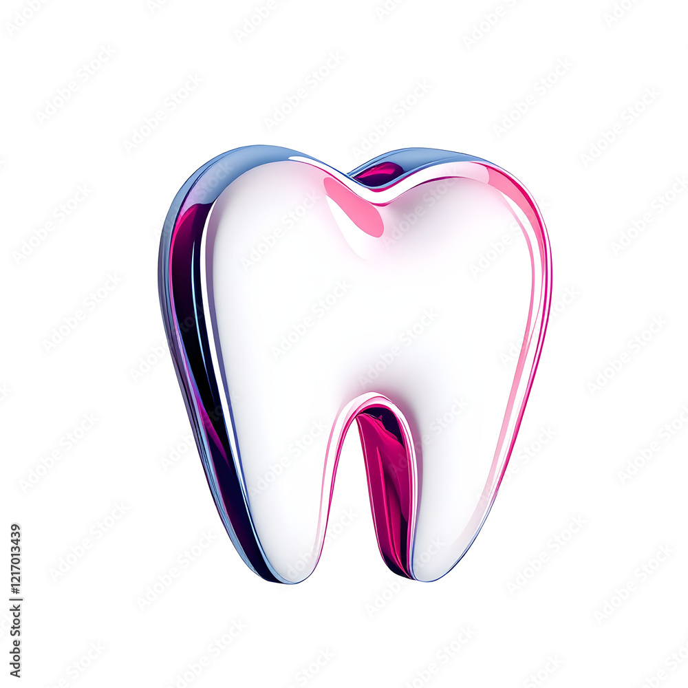Elegant and shiny tooth isolated on a transparent or white background Elegant and shiny tooth isolated on a transparent or white background