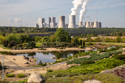 Braunkohle Kraftwerk Boxberg, Sachsen, Lausitz photo