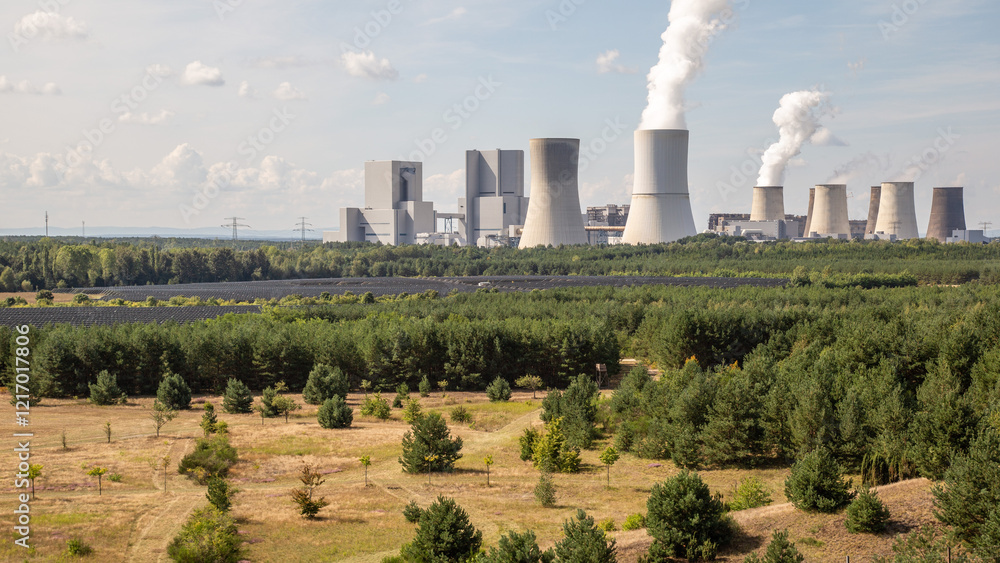 Braunkohle Kraftwerk Boxberg, Sachsen, Lausitz Braunkohle Kraftwerk Boxberg, Sachsen, Lausitz