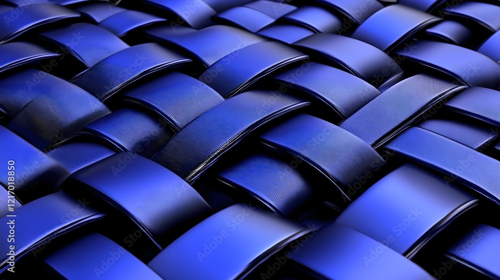 Obraz premium Sleek Blue Circuit Pattern Design with High-Quality Photorealism