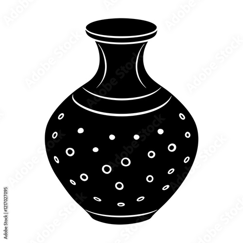 single pottery silhouett