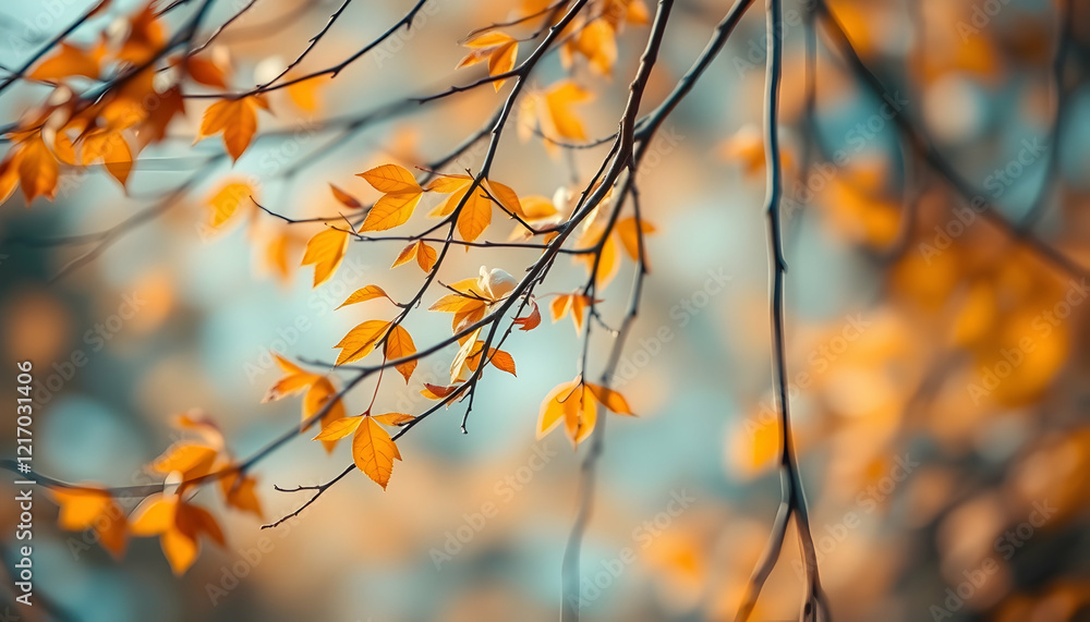 autumn leaves, golden foliage, branch silhouette, soft focus, warm tones, bokeh background, dreamy atmosphere, nature photography, shallow depth of field, intricate leaf details, sunlit branches, fall autumn leaves, golden foliage, branch silhouette, soft focus, warm tones, bokeh background, dreamy atmosphere, nature photography, shallow depth of field, intricate leaf details, sunlit branches, fall