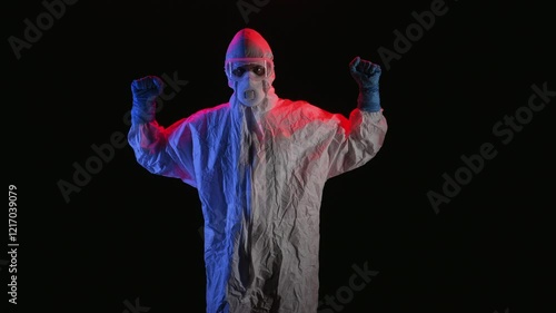 Scientist in PPE_50FPS