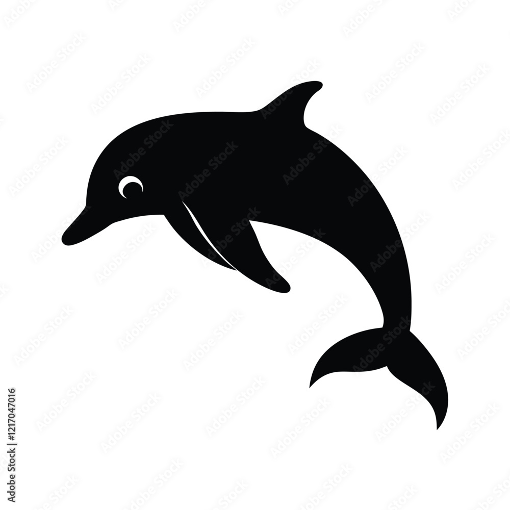 dolphin vector image illustration and artwork silhouette dolphin vector image illustration and artwork silhouette